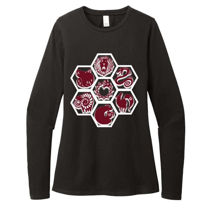 Seven Deadly Sins Emblems Womens CVC Long Sleeve Shirt