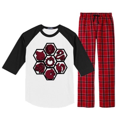 Seven Deadly Sins Emblems Raglan Sleeve Pajama Set