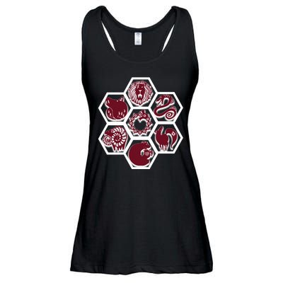 Seven Deadly Sins Emblems Ladies Essential Flowy Tank