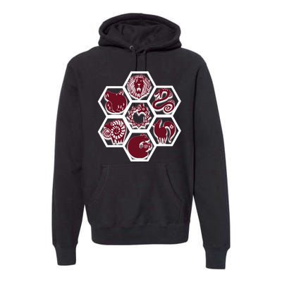 Seven Deadly Sins Emblems Premium Hoodie