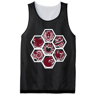 Seven Deadly Sins Emblems Mesh Reversible Basketball Jersey Tank
