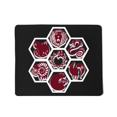 Seven Deadly Sins Emblems Mousepad