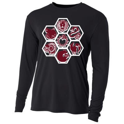 Seven Deadly Sins Emblems Cooling Performance Long Sleeve Crew