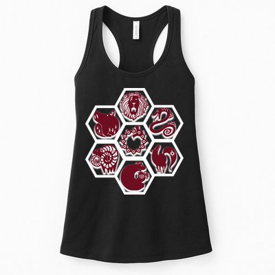 Seven Deadly Sins Emblems Womens Tank Top
