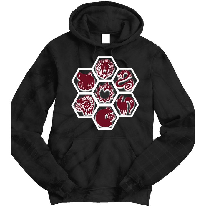 Seven Deadly Sins Emblems Tie Dye Hoodie