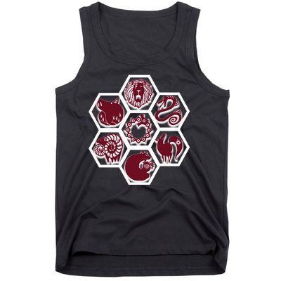 Seven Deadly Sins Emblems Tank Top