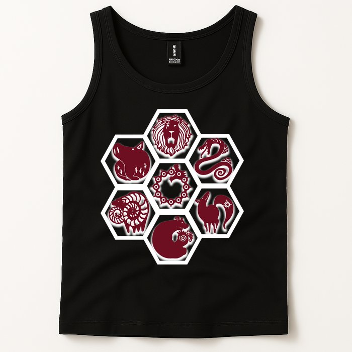 Seven Deadly Sins Emblems Tank Top