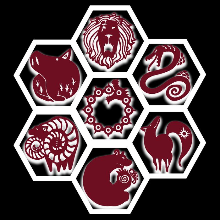 Seven Deadly Sins Emblems Tank Top