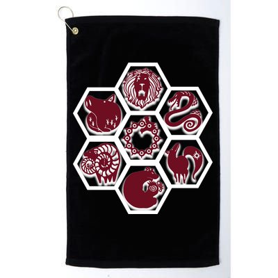 Seven Deadly Sins Emblems Golf Towel