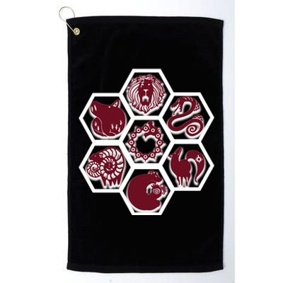 Seven Deadly Sins Emblems Platinum Collection Golf Towel