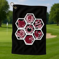 Seven Deadly Sins Emblems Golf Towel