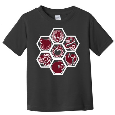 Seven Deadly Sins Emblems Toddler T-Shirt