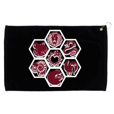 Seven Deadly Sins Emblems Grommeted Golf Towel