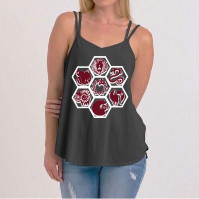 Seven Deadly Sins Emblems Women's Strappy Tank