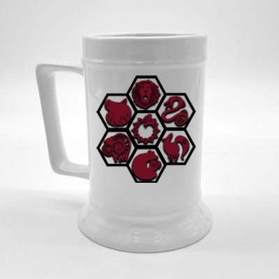 Seven Deadly Sins Emblems Beer Stein