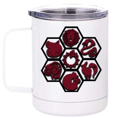 Seven Deadly Sins Emblems 12 oz Stainless Steel Tumbler Cup