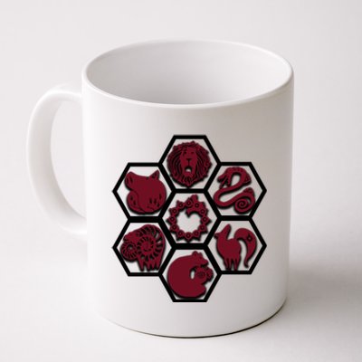 Seven Deadly Sins Emblems Coffee Mug