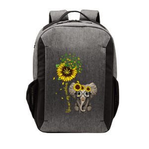 Sunflower Elephant Weed Leaf Canabis 420 Marijuana Vector Backpack