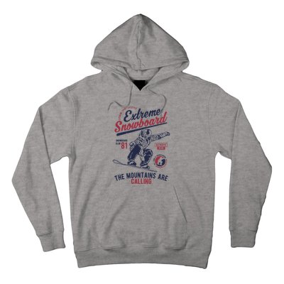 Snowboard Extreme Winter Sport Snowboarder Gift Hoodie