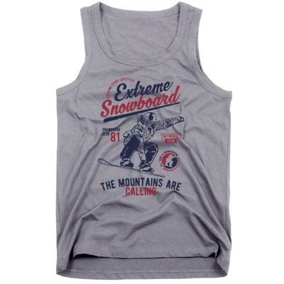 Snowboard Extreme Winter Sport Snowboarder Gift Tank Top