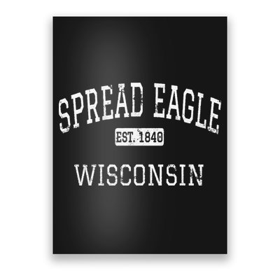 Spread Eagle Wisconsin WI Vintage Poster