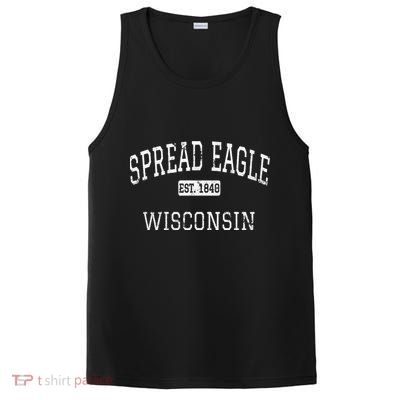 Spread Eagle Wisconsin WI Vintage PosiCharge Competitor Tank