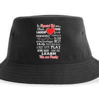 Special Education We Are Family School Teacher Gift Sustainable Bucket Hat