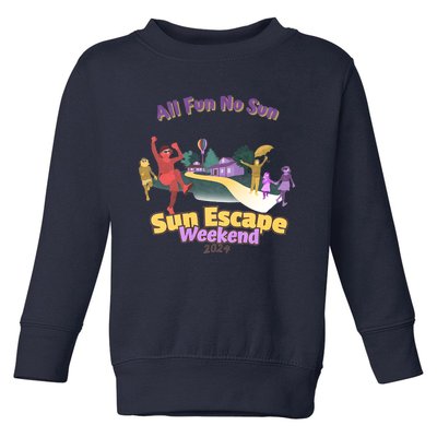 Sun Escape Weekend 2024 Toddler Sweatshirt