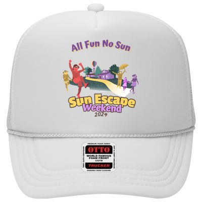 Sun Escape Weekend 2024 High Crown Mesh Back Trucker Hat