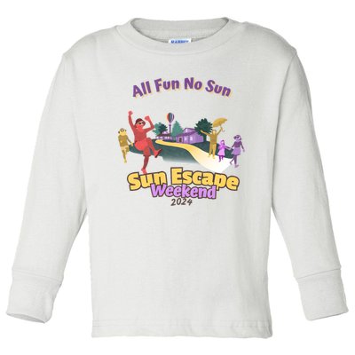 Sun Escape Weekend 2024 Toddler Long Sleeve Shirt