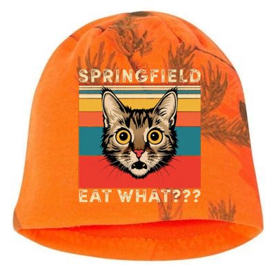 Springfield Eat What TheyRe Eating Dogs Cats Pets Trump Kati - Camo Knit Beanie