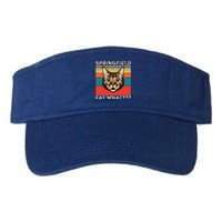 Springfield Eat What TheyRe Eating Dogs Cats Pets Trump Valucap Bio-Washed Visor