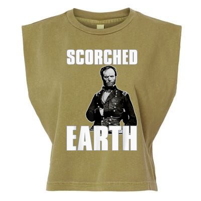 Scorched Earth William Tecumseh Sherman Garment-Dyed Women's Muscle Tee