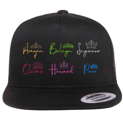 Six Ex Wives of Henry VIII Signatures & Crowns Flatbill Hat