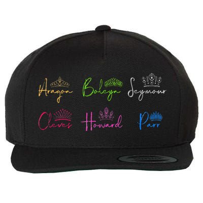 Six Ex Wives of Henry VIII Signatures & Crowns Wool Snapback Cap