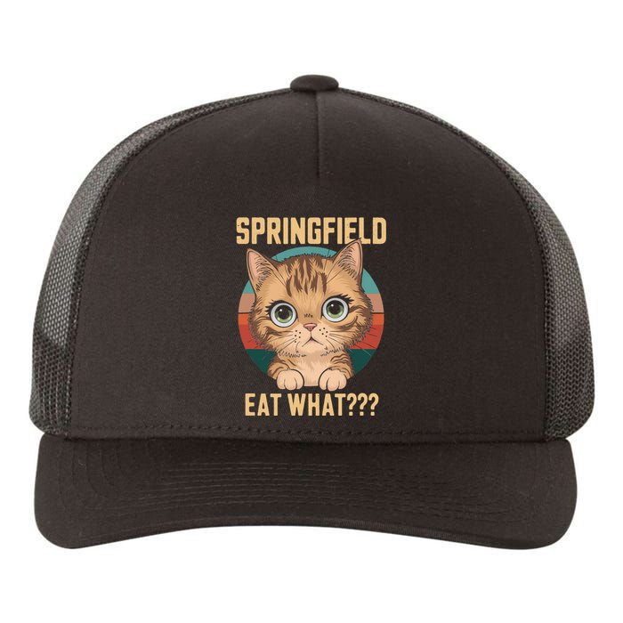 Springfield Eat What TheyRe Eating Dogs Cats Pets Trump Yupoong Adult 5-Panel Trucker Hat