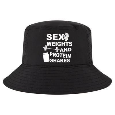 Sex Weights Protein Shakes Cool Comfort Performance Bucket Hat