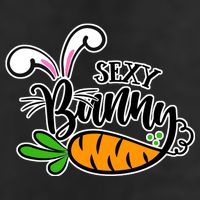 Sexy Bunny Funny Easter 7 Panel Mesh Trucker Snapback Hat