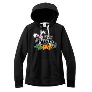 Sexy Bunny Funny Easter Women's Fleece Hoodie