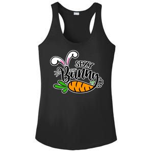 Sexy Bunny Funny Easter Ladies PosiCharge Competitor Racerback Tank