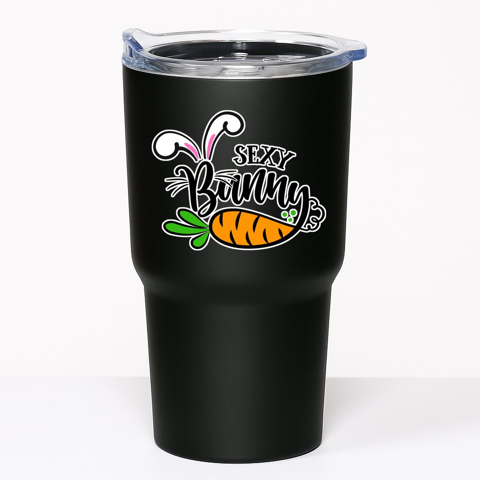 Sexy Bunny Funny Easter Tumbler
