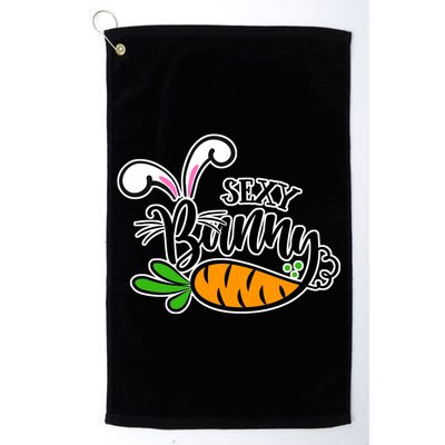 Sexy Bunny Funny Easter Golf Towel