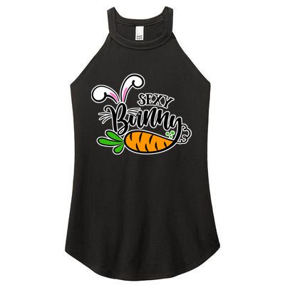 Sexy Bunny Funny Easter Women's Perfect Tri Rocker Tank