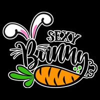 Sexy Bunny Funny Easter Kids Hoodie
