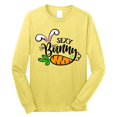 Sexy Bunny Funny Easter Long Sleeve Shirt