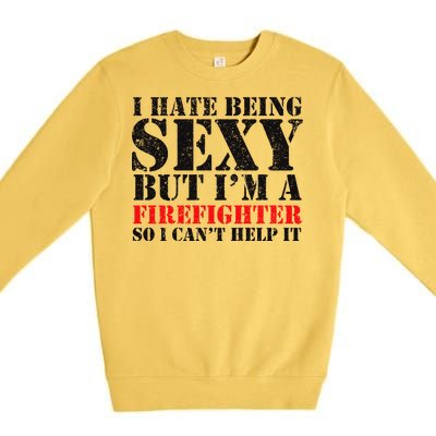 Sexy Firefighter  Premium Crewneck Sweatshirt