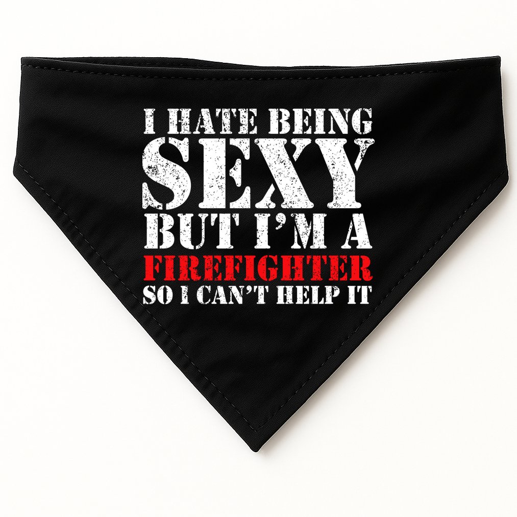 Sexy Firefighter  USA-Made Doggie Bandana