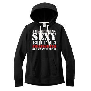 Sexy Firefighter  Women's Fleece Hoodie