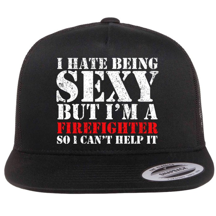 Sexy Firefighter  Flatbill Hat