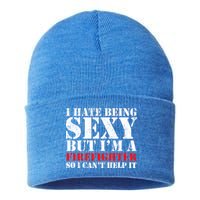 Sexy Firefighter  Sustainable Knit Beanie